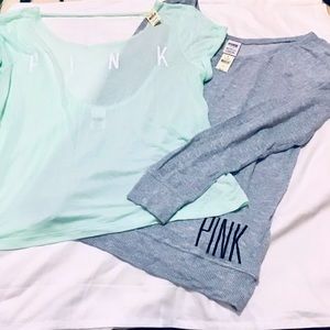 Pink OFF The Shoulder Shirt Bundle💫